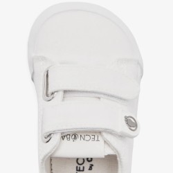 Zapatillas Barefoot en lona blanca