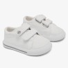 Zapatillas Barefoot en lona blanca