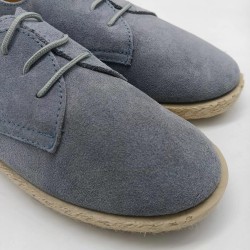 Alpargata en serraje azul jeans