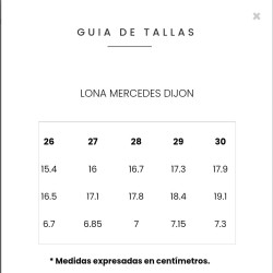 Lona mercedes Barefoot Igor blanca