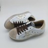 Zapatilla Silver Moose Blanca con dorado