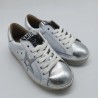 Zapatillas Silver Moose en blanco con plata