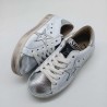 Zapatillas Silver Moose en blanco con plata