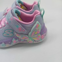 Deportivo Skechers mariposas luces en malva