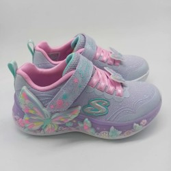Deportivo Skechers mariposas luces en malva