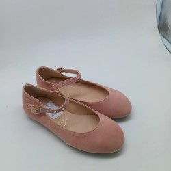 Merceditas piel ante rosa