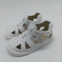 Sandalia respetuosa Piruflex en Blanco