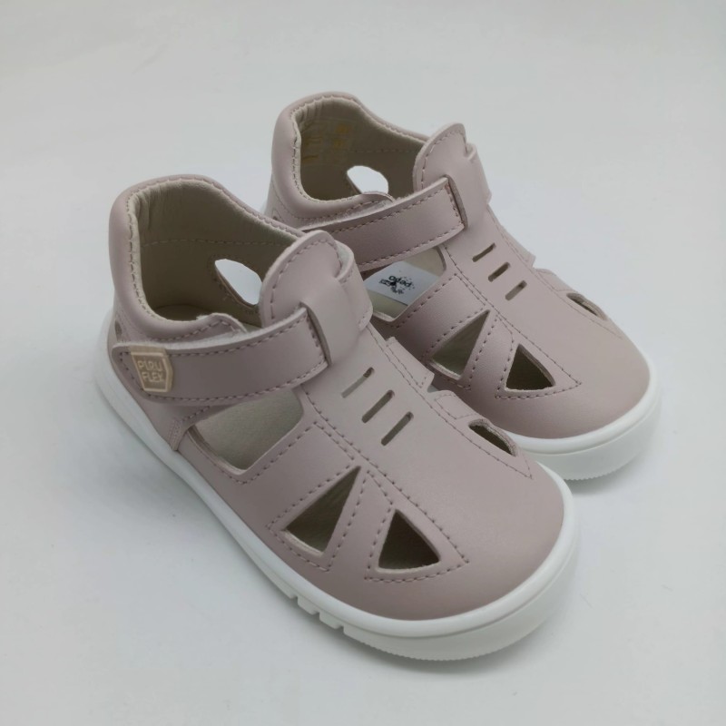 Sandalia respetuosa Piruflex en color rosa