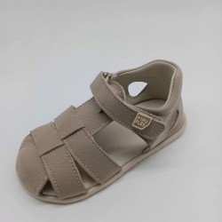 Sandalia respetuosa Piruflex arena, blanca o mostaza