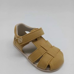 Sandalia respetuosa Piruflex arena, blanca o mostaza