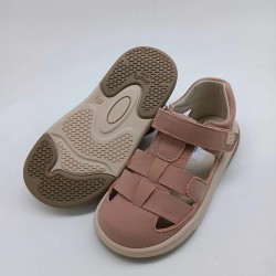 Sandalia piruflex en piel color rosa