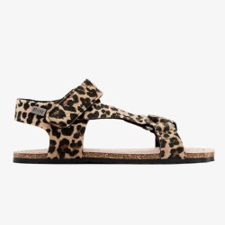 Sandalia Barefoot Goflex leopardo