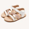 Sandalia Barefoot piel brillos