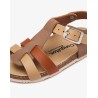 Sandalia Bio tiras multi marrón