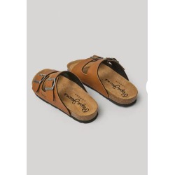 Sandalia Bio Pepe Jeans en color cuero