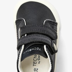 Zapatilla alta Barefoot en negro