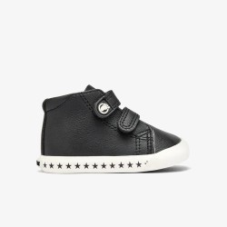 Zapatilla alta Barefoot en negro