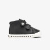 Zapatilla alta Barefoot en negro