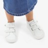 Zapatilla alta Barefoot en blanco