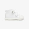 Zapatilla alta Barefoot en blanco