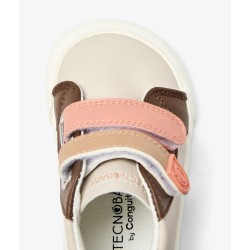 Zapatilla alta Barefoot tricolor