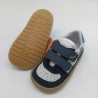 Deportivo modelo Caicos en azul y blanco