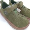 Zapatilla modelo Azores en piel verde