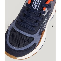 Zapatillas Pepe Combinadas en azul