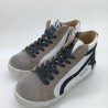 Zapatilla alta Silver en blanco combinada