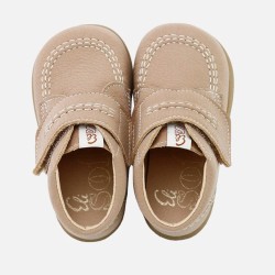Botin pespuntes EliSoft en camel