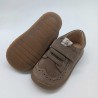 Zapato EliSoft picado en velour café
