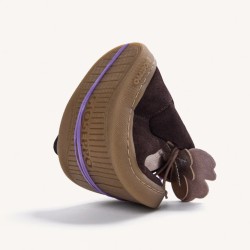 Botin Barefoot piel marrón mariposa