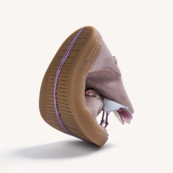 Botin Barefoot piel maquillaje con mariposa