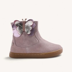 Botin Barefoot piel maquillaje con mariposa