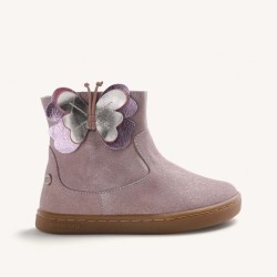 Botin Barefoot piel maquillaje con mariposa