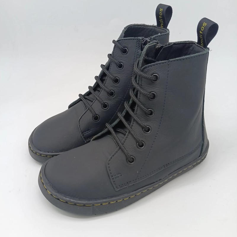 Bota Barefoot Chicago de Crios en negro