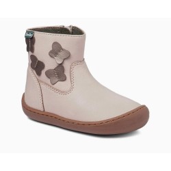 Botín Barefoot en piel rosa...