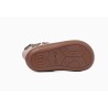 Botín Barefoot en piel rosa nude mariposas