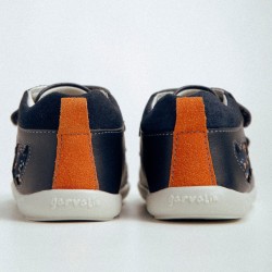 Botin Barefoot piel azul marino