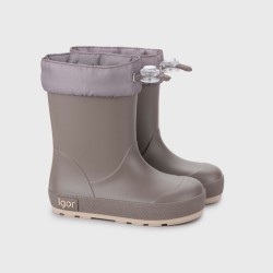 Bota de agua Yogi cuello taupe