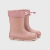 Bota de agua Yogi cuello rosa