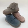 Botin Piruflex en piel rosa, topo o azul night