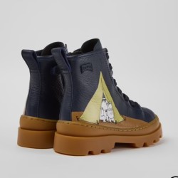Bota Brutus Camper Moomin en azul