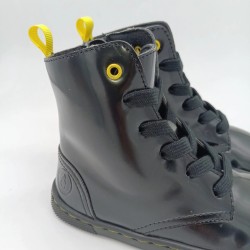Bota media caña respetuosa Coqueflex en negro