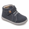 Botin Barefoot elasticos en serraje gris