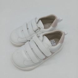 Deportivo respetuoso Piruflex blanco con rosa