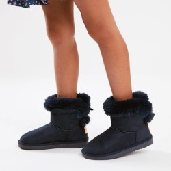 Botas australianas lazo pelo azul marino