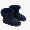 Botas australianas lazo pelo azul marino