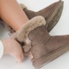 Botas australianas lazo en taupe