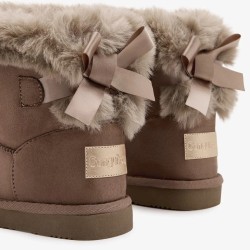 Botas australianas lazo en taupe